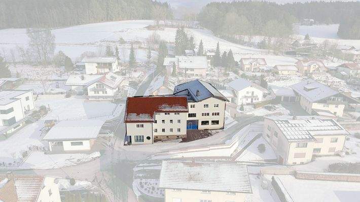 3152-von Vorne Drohne schraffiert