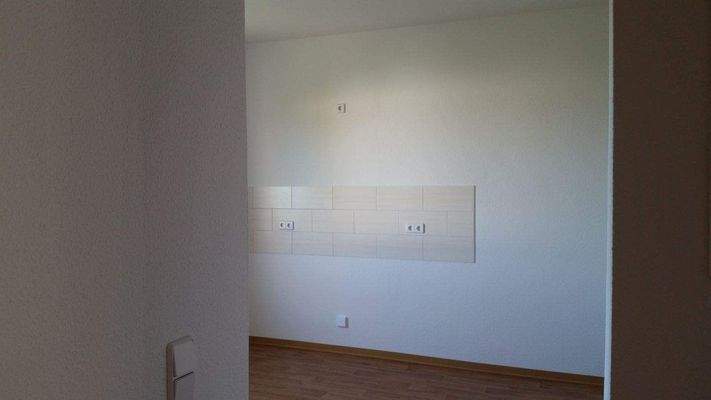 Blick vom Flur in die Küche