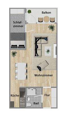 Grundriss (nicht maßstabsgetreu)