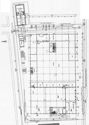 Grundriss Hallenfläche