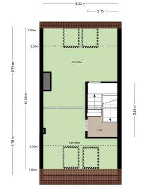 Grundriss Dachgeschoss