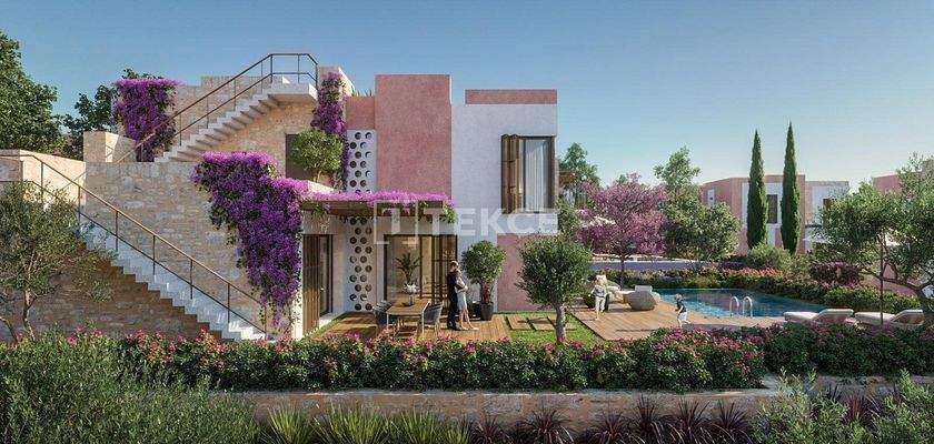 Detached Beachfront Villas with Swimming Pool in İzmir Çeşme
