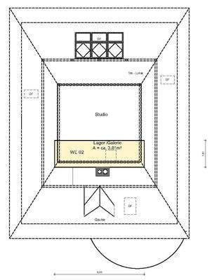 Lager auf der Galerie