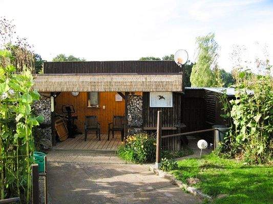 überdachte Giebelterrasse