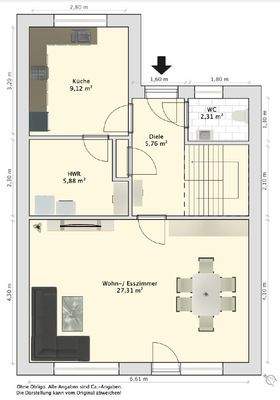 Grundriss Erdgeschoss