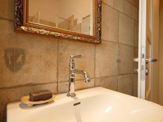  AXOR-Armatur im Gästebad