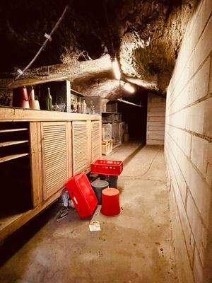 Lagerfläche im unter Gewölbe