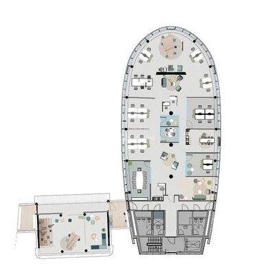 Beispielhafte Raumaufteilung