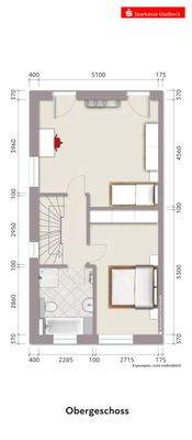 Exposeplan Obergeschoss