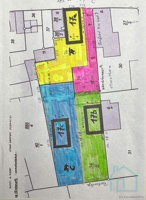 3 Bauplätze mit Zufahrt und Wendehammer