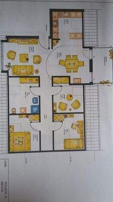Grundriss der Wohnung