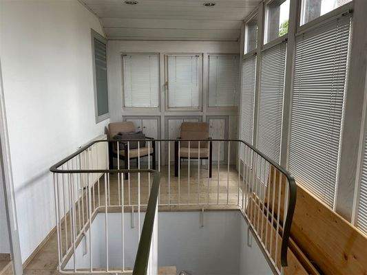 Treppenhaus Zugang zur Dachterrasse