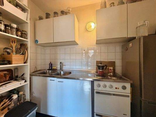 Separate Küche mit Tür