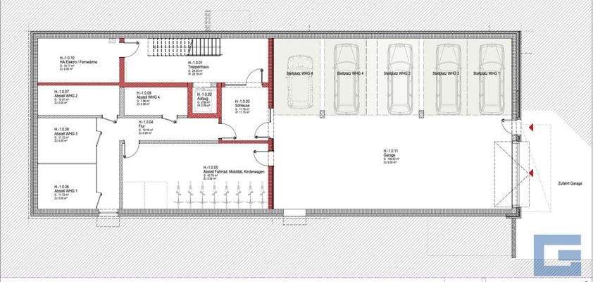 Haus Hohenbergstraße - Kellergeschoss