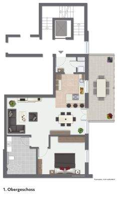 Grundriss - 1. Obergeschoss