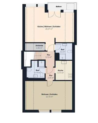 Grundriss Dachgeschoss