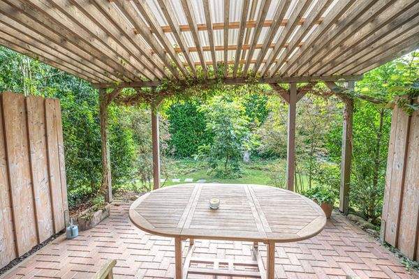 überdachte Terrasse