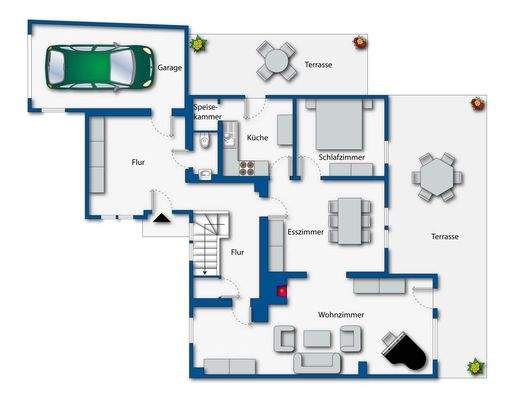 Grundriss Erdgeschoss 