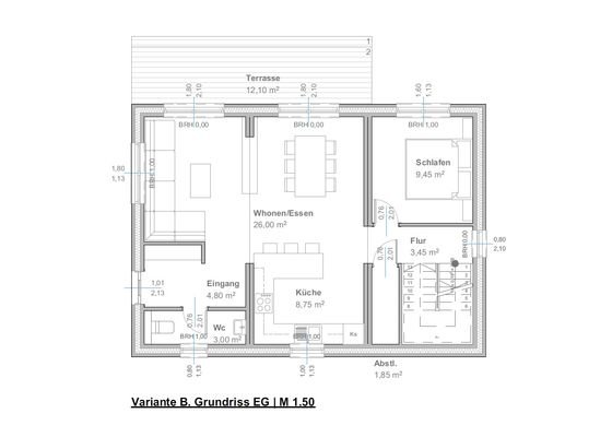 Grundriss EG 115 qm