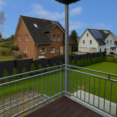 Gartenanteil und Terrasse