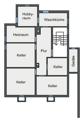 Grundriss Keller