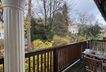 Balkon mit Blick in den Garten