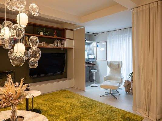 Homeoffice-Ecke integriert