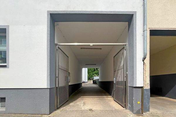 Zufahrtssituation von der Straße