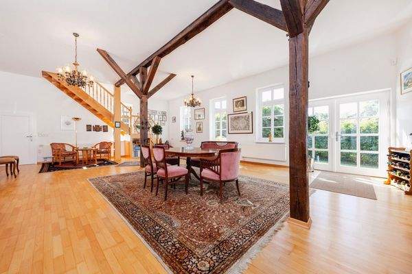 Loftartiger Wohnraum Kornspeic