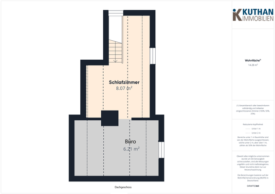 Grundriss Dachgeschoss