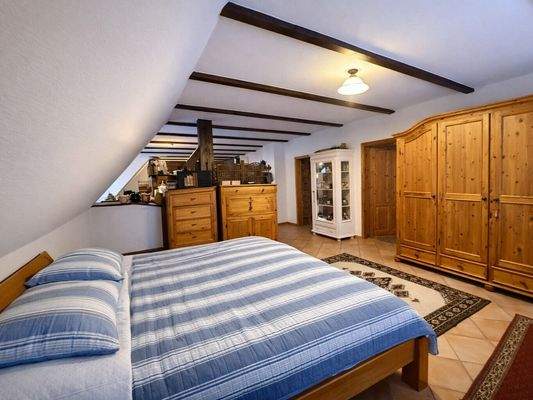 Offenes Schlafzimmer  Whg Dachgeschoss