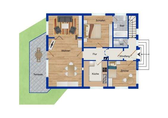 Grundriss Erdgeschoss