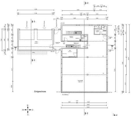 Grundrissplan Erdgeschoss