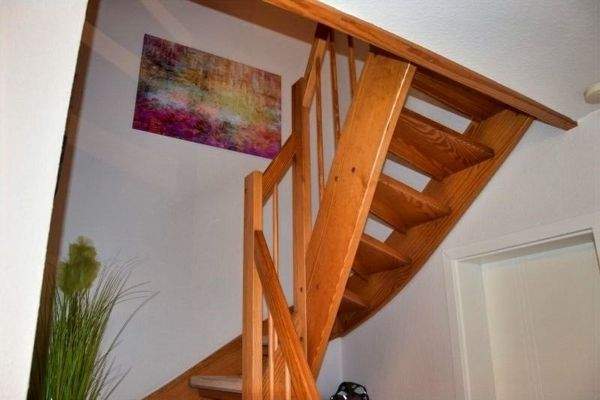 Treppe ins Dachgeschoss