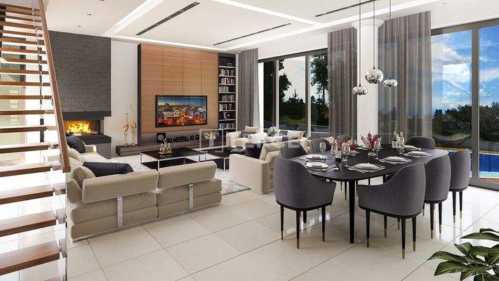 Detached Villas in a Complex with Private Pools in North Cyprus