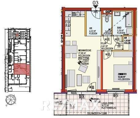 Stiege 2_Top 3, Finanz.-Beitrag: €29.545,-
