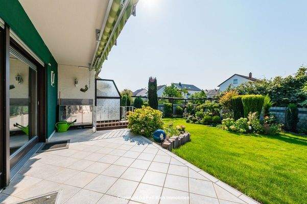 Terrasse inkl. Garten