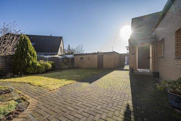 Innenliegender Eingangsbereich