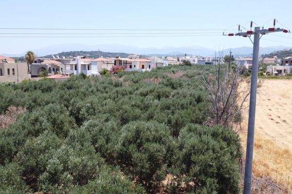 Kreta, Tavronitis: Schönes Grundstück mit Meerblick und hoher Baukapazität zu verkaufen
