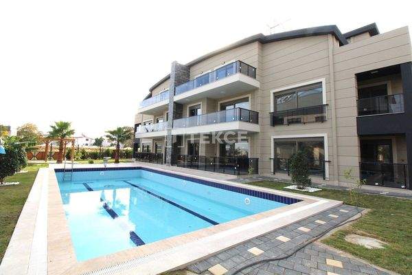 Flats in a Compound with Pool Near Golf Courses in Belek Turkey