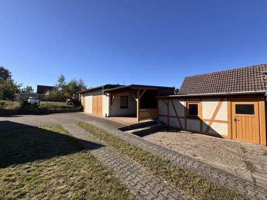 Garage, Carport und Gerätehaus