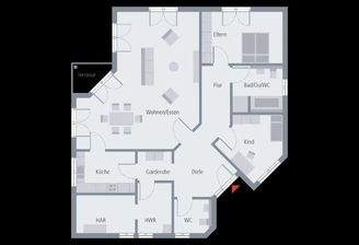 Bungalow Kaarst Grundriss EG