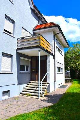 Eingang zum Anbau in die 1 - Zimmer-Wohnung