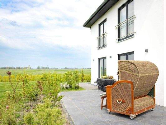 Blick auf die angrenzenden Felder