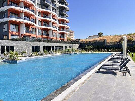 Sea View Apartments in a Hotel Concept Project in Alanya