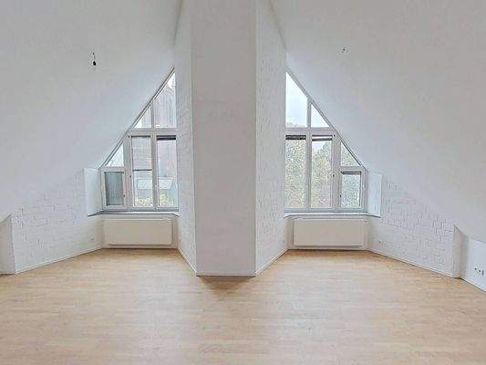 Ansicht II: Wohn- und Esszimmer