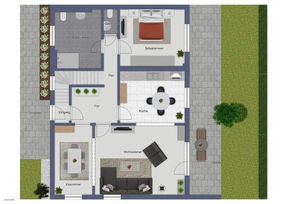 Grundriss Erdgeschoss