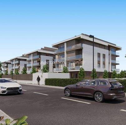 Mountain View Apartments with Communal Pool in Antalya Konyaalti