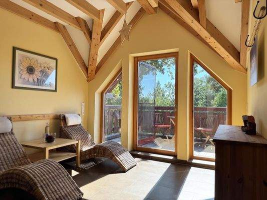 Ruhebereich im Obergeschoss