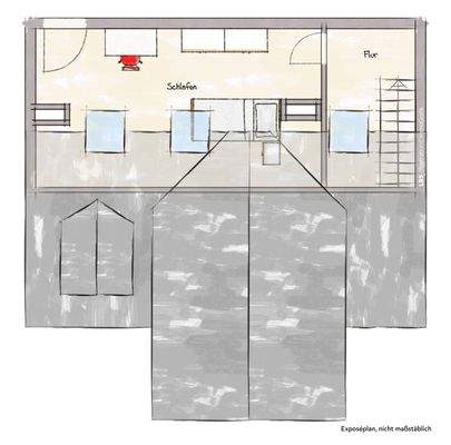 Grundriss fünfter Stock